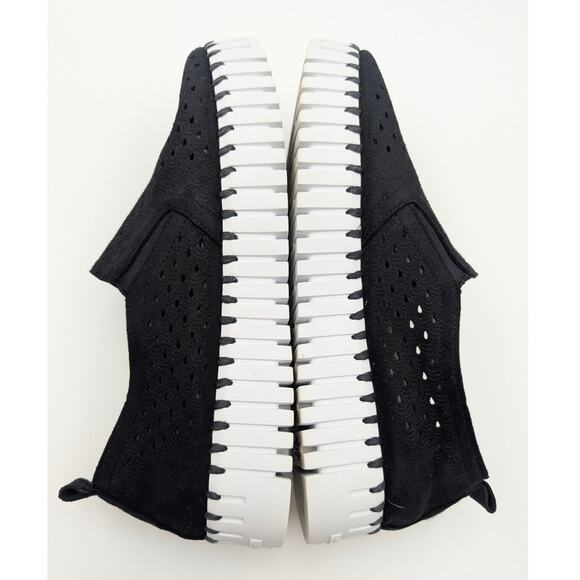 Ilse Jacobsen Tulip 139 Perforated Slip-On Sneaker Women's Black Size US10 EU41 - Picture 7 of 10